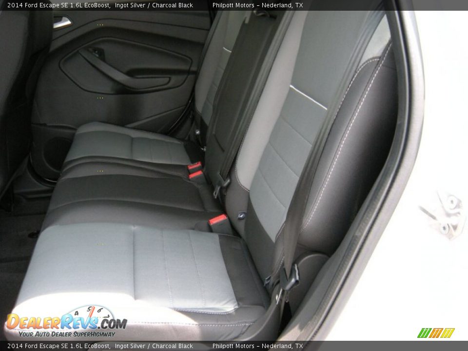 2014 Ford Escape SE 1.6L EcoBoost Ingot Silver / Charcoal Black Photo #19
