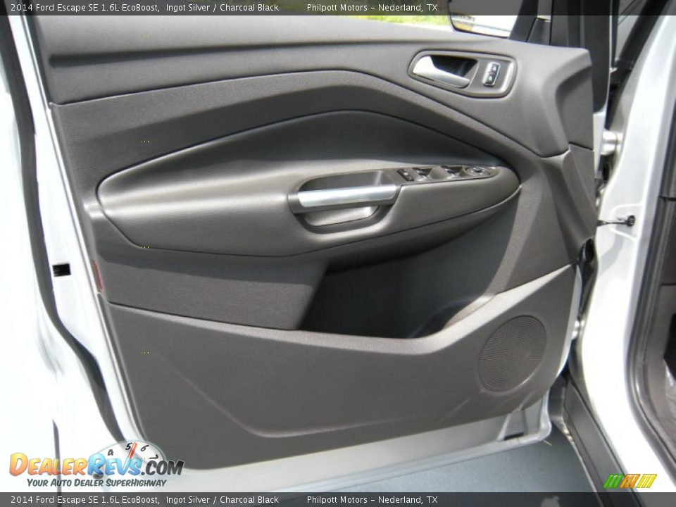 2014 Ford Escape SE 1.6L EcoBoost Ingot Silver / Charcoal Black Photo #20