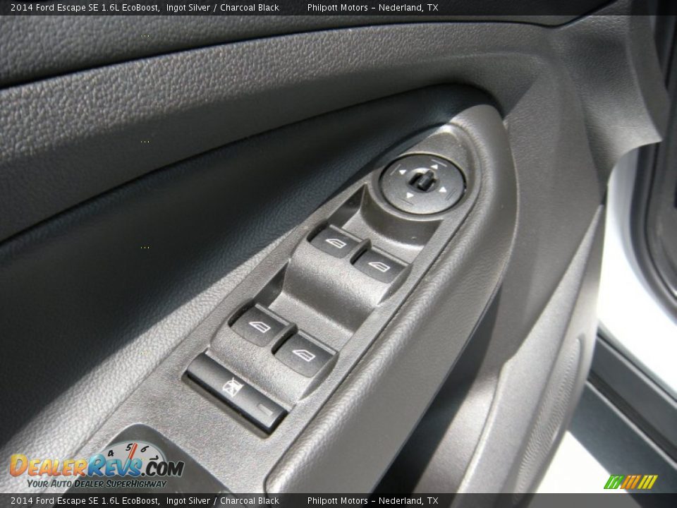 2014 Ford Escape SE 1.6L EcoBoost Ingot Silver / Charcoal Black Photo #21