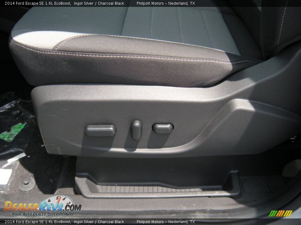 2014 Ford Escape SE 1.6L EcoBoost Ingot Silver / Charcoal Black Photo #23