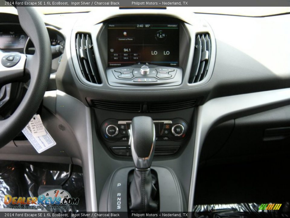 2014 Ford Escape SE 1.6L EcoBoost Ingot Silver / Charcoal Black Photo #25