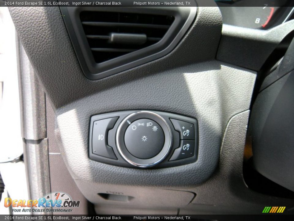 2014 Ford Escape SE 1.6L EcoBoost Ingot Silver / Charcoal Black Photo #31