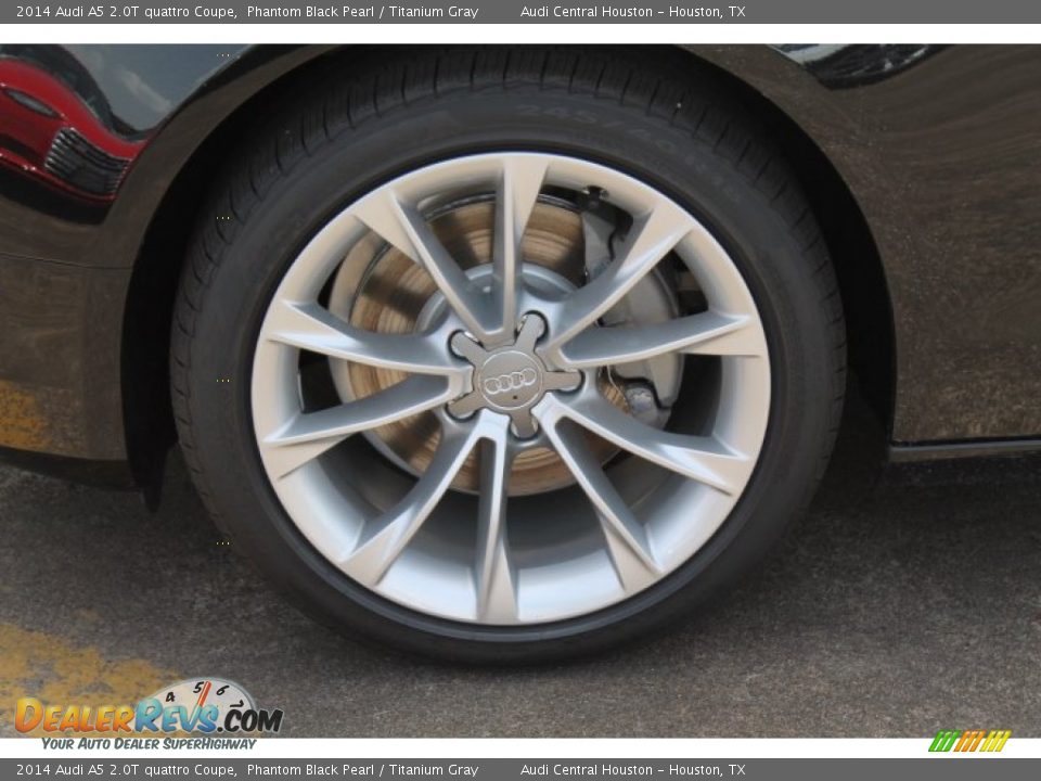 2014 Audi A5 2.0T quattro Coupe Phantom Black Pearl / Titanium Gray Photo #4