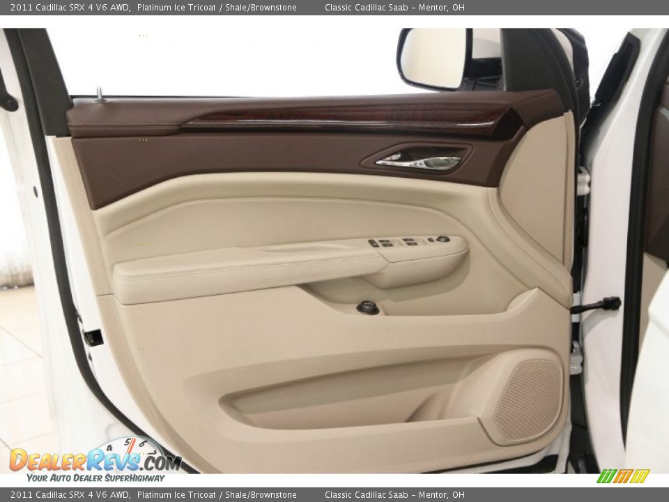 2011 Cadillac SRX 4 V6 AWD Platinum Ice Tricoat / Shale/Brownstone Photo #4