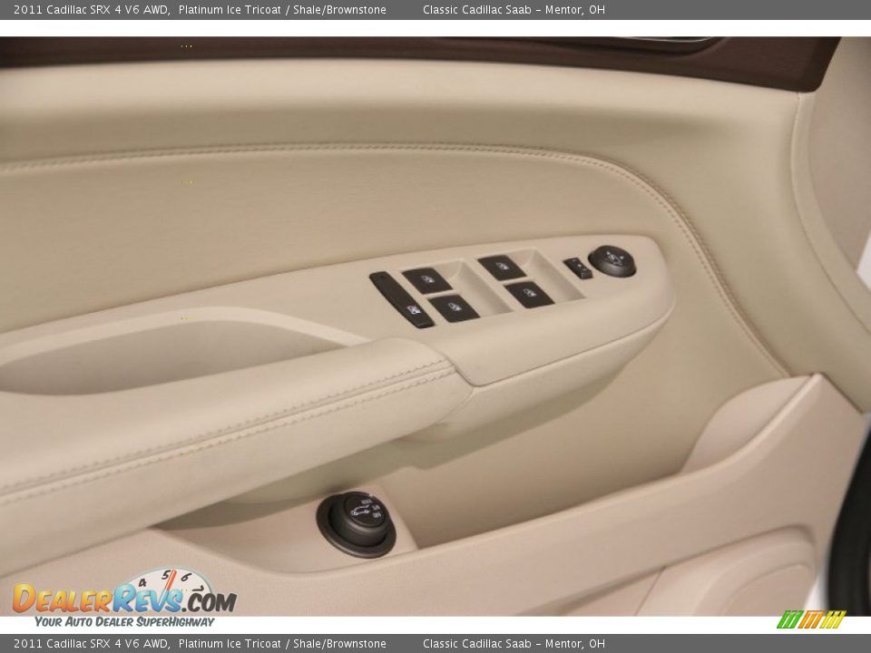 2011 Cadillac SRX 4 V6 AWD Platinum Ice Tricoat / Shale/Brownstone Photo #5