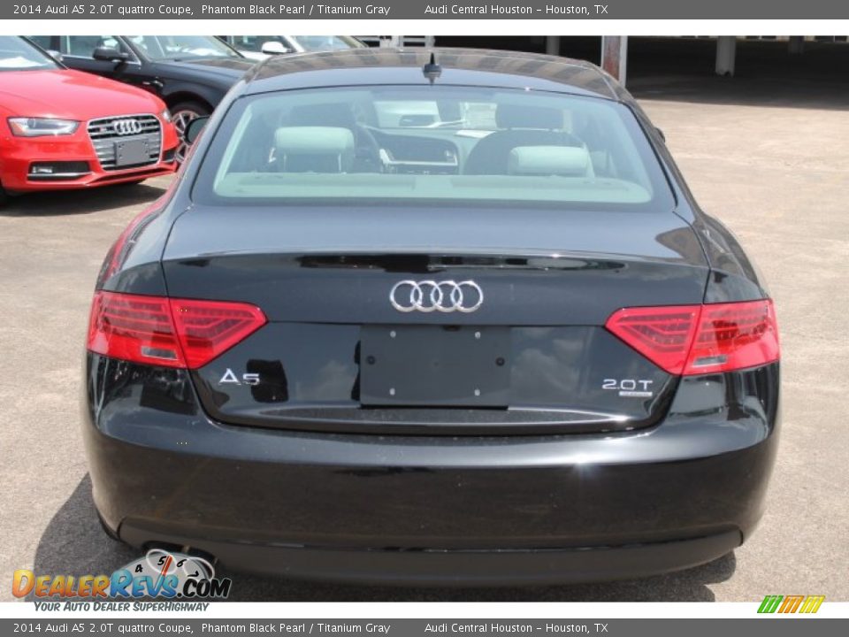 2014 Audi A5 2.0T quattro Coupe Phantom Black Pearl / Titanium Gray Photo #7