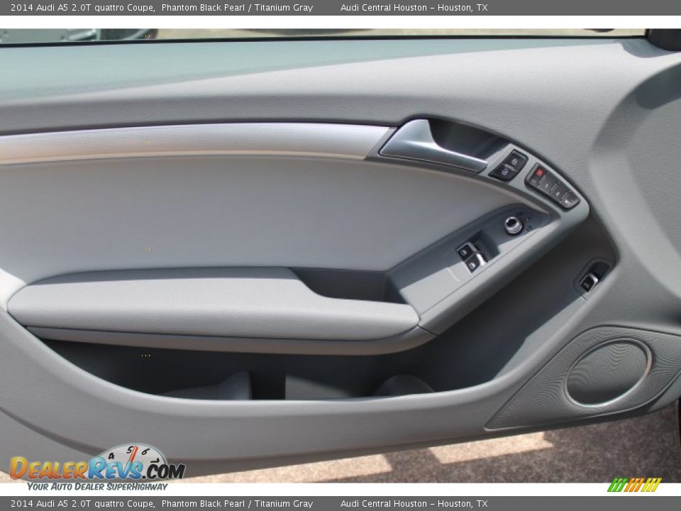 2014 Audi A5 2.0T quattro Coupe Phantom Black Pearl / Titanium Gray Photo #8