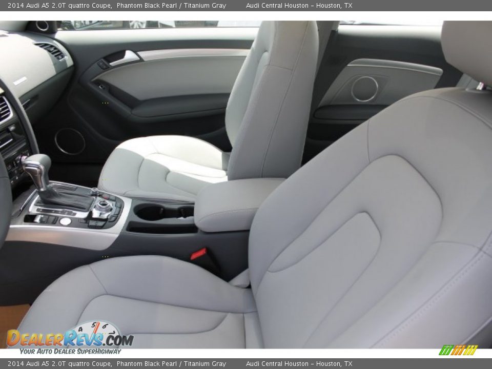 2014 Audi A5 2.0T quattro Coupe Phantom Black Pearl / Titanium Gray Photo #9