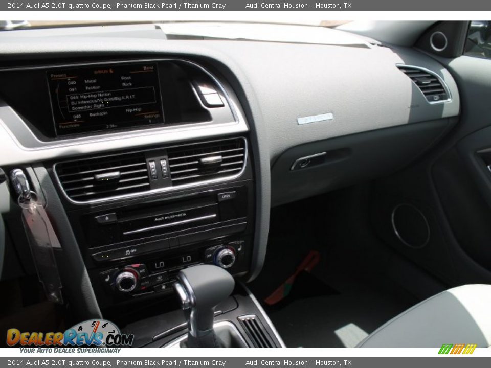 2014 Audi A5 2.0T quattro Coupe Phantom Black Pearl / Titanium Gray Photo #12