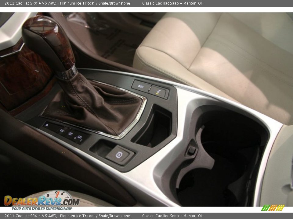 2011 Cadillac SRX 4 V6 AWD Platinum Ice Tricoat / Shale/Brownstone Photo #22