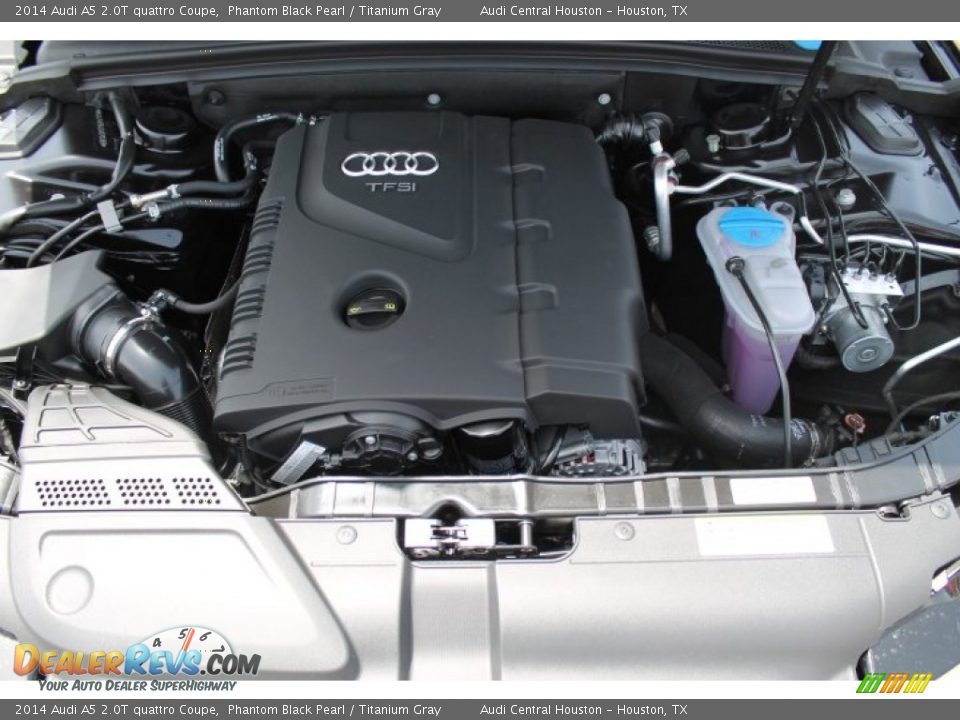 2014 Audi A5 2.0T quattro Coupe Phantom Black Pearl / Titanium Gray Photo #23