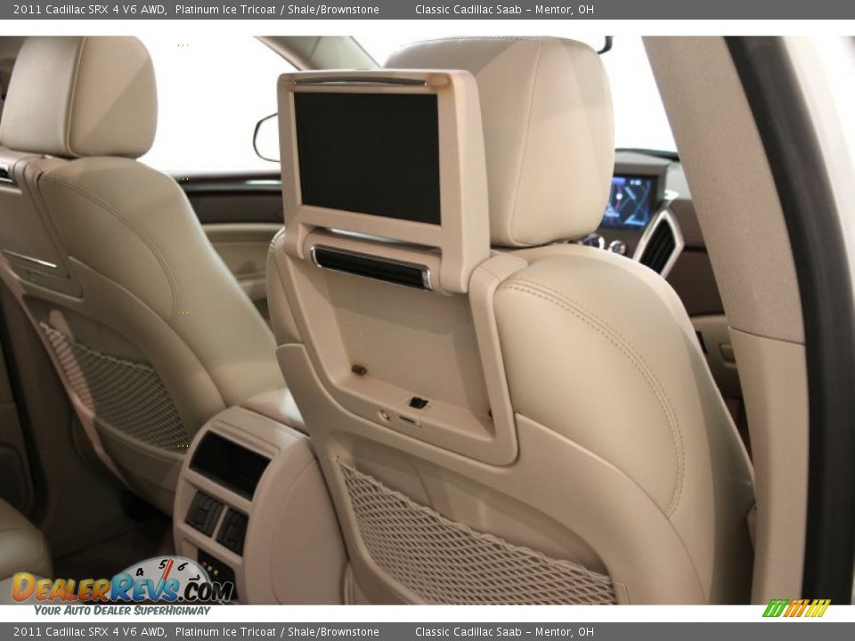 2011 Cadillac SRX 4 V6 AWD Platinum Ice Tricoat / Shale/Brownstone Photo #26