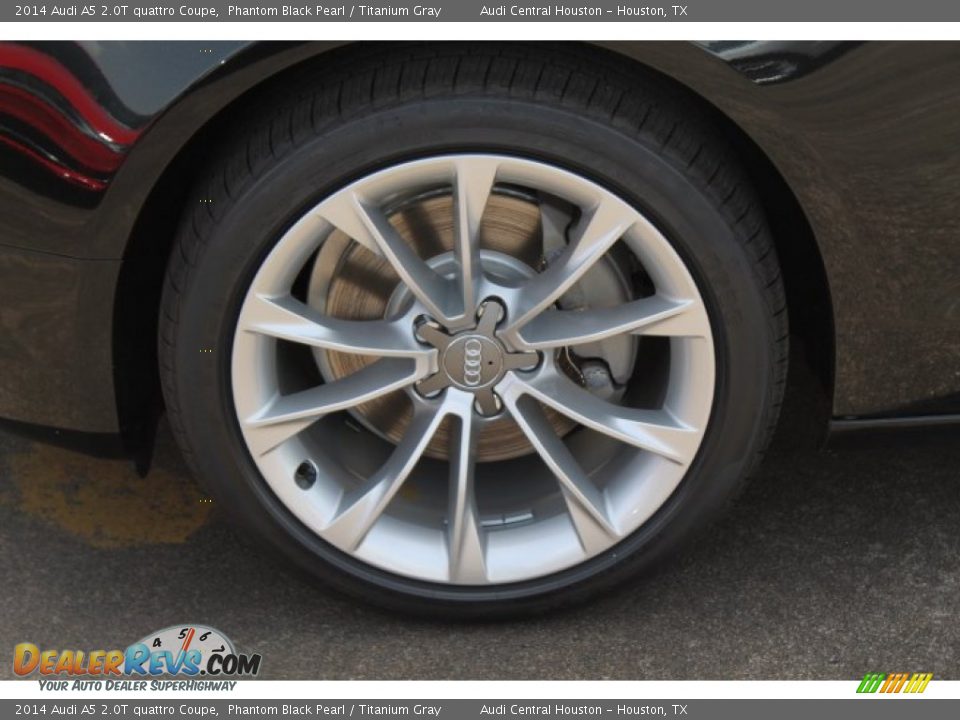 2014 Audi A5 2.0T quattro Coupe Phantom Black Pearl / Titanium Gray Photo #4