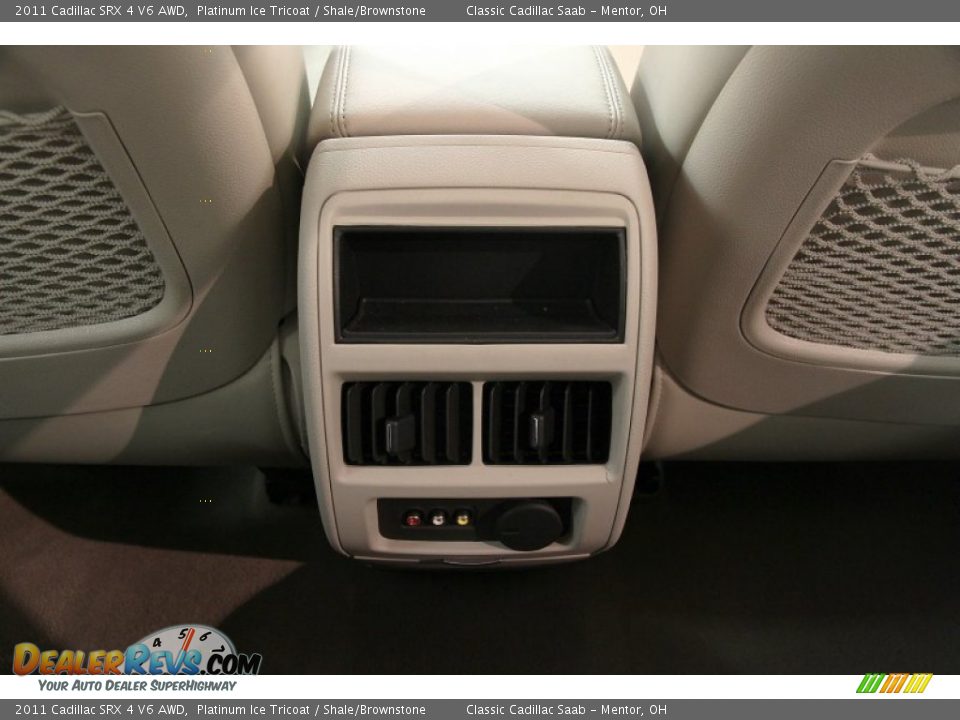2011 Cadillac SRX 4 V6 AWD Platinum Ice Tricoat / Shale/Brownstone Photo #33