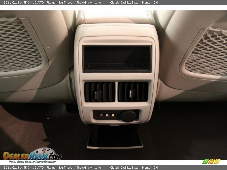 2011 Cadillac SRX 4 V6 AWD Platinum Ice Tricoat / Shale/Brownstone Photo #34