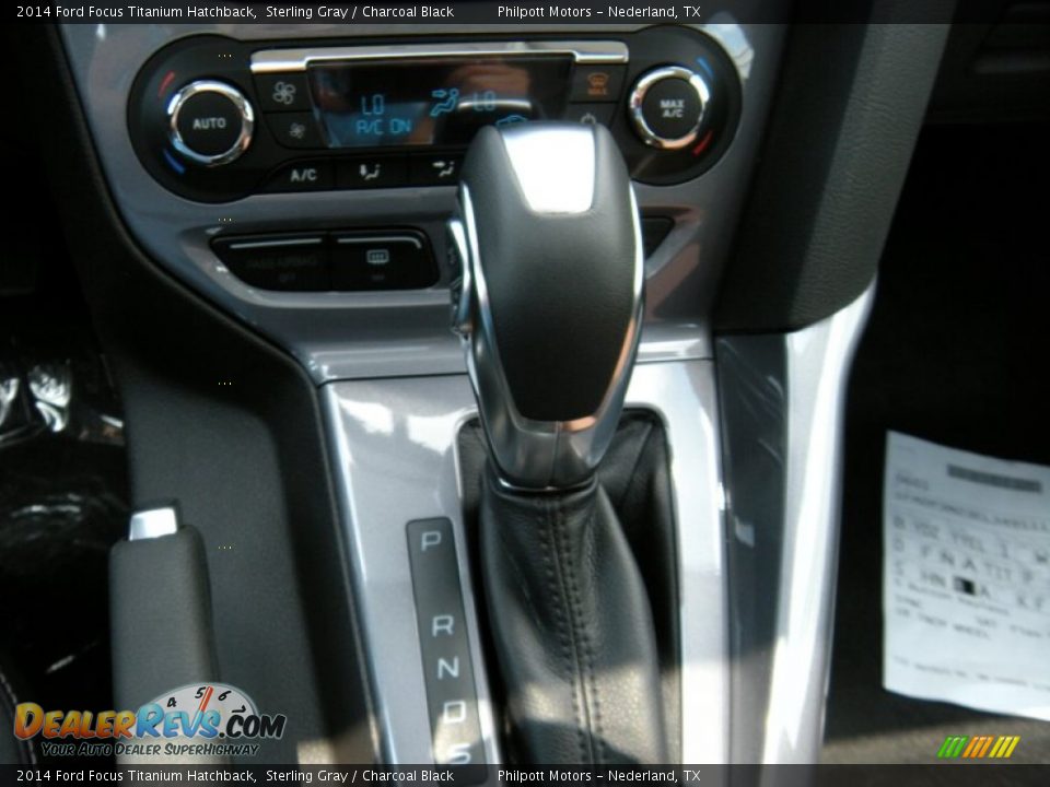 2014 Ford Focus Titanium Hatchback Sterling Gray / Charcoal Black Photo #27