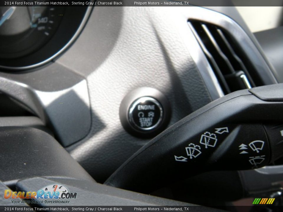 2014 Ford Focus Titanium Hatchback Sterling Gray / Charcoal Black Photo #29