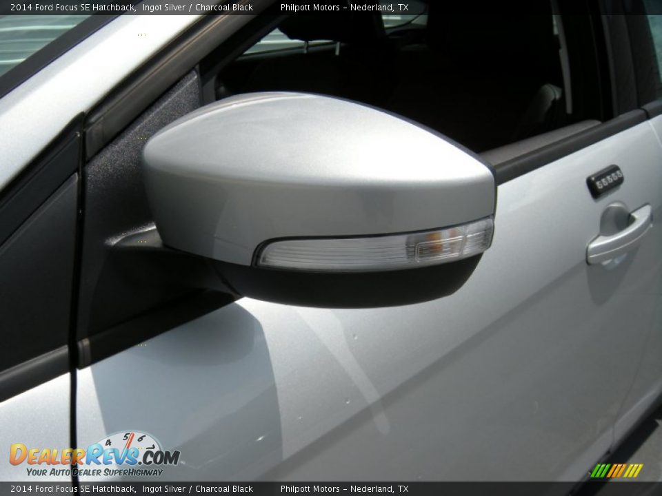 2014 Ford Focus SE Hatchback Ingot Silver / Charcoal Black Photo #12