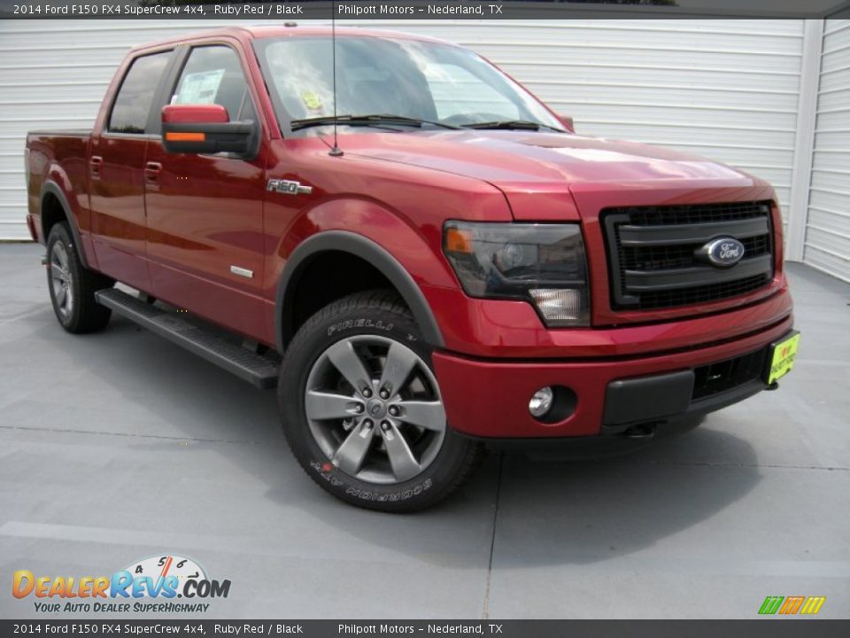 2014 Ford F150 FX4 SuperCrew 4x4 Ruby Red / Black Photo #1