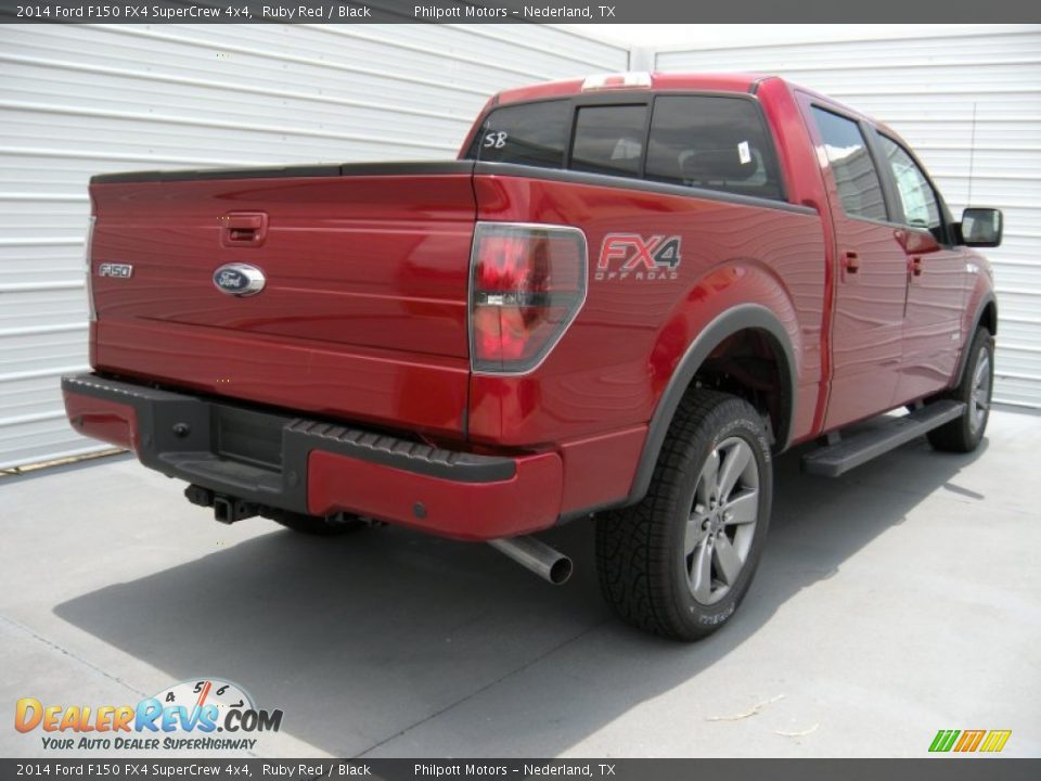 2014 Ford F150 FX4 SuperCrew 4x4 Ruby Red / Black Photo #4