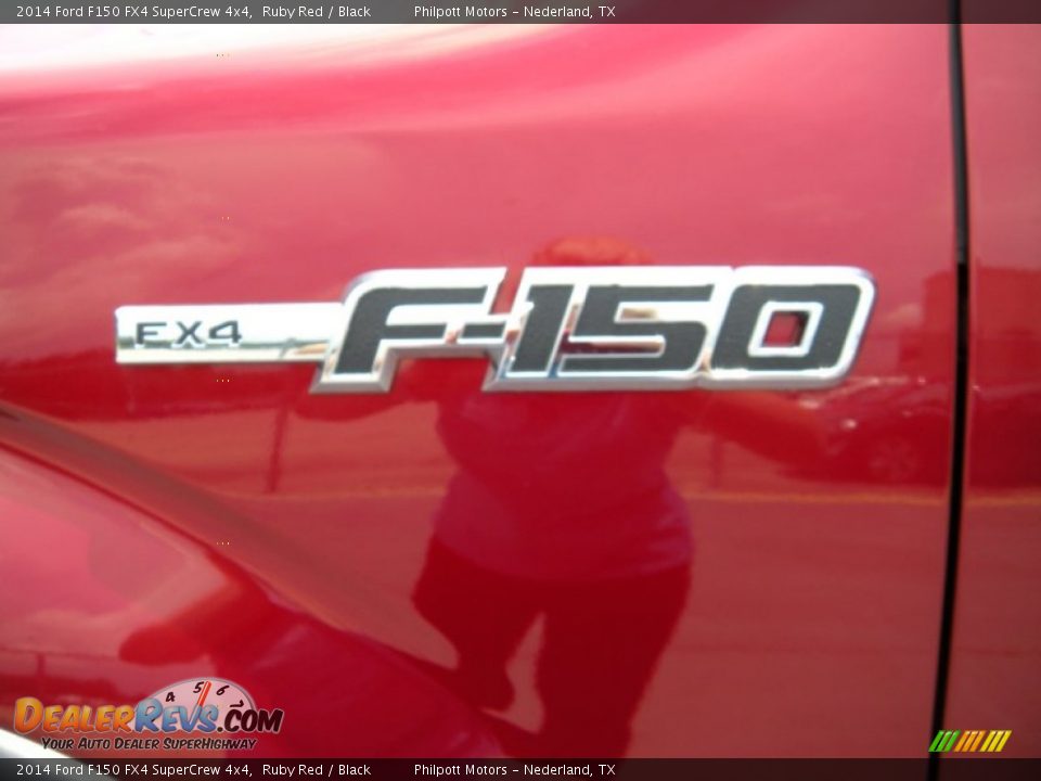 2014 Ford F150 FX4 SuperCrew 4x4 Ruby Red / Black Photo #14