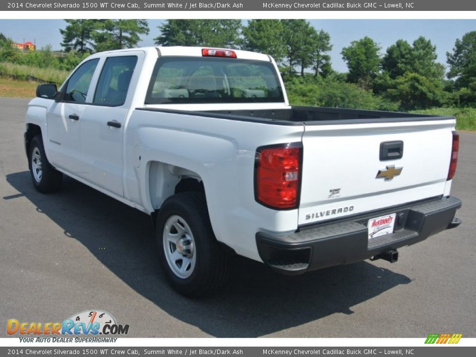 2014 Chevrolet Silverado 1500 WT Crew Cab Summit White / Jet Black/Dark Ash Photo #4