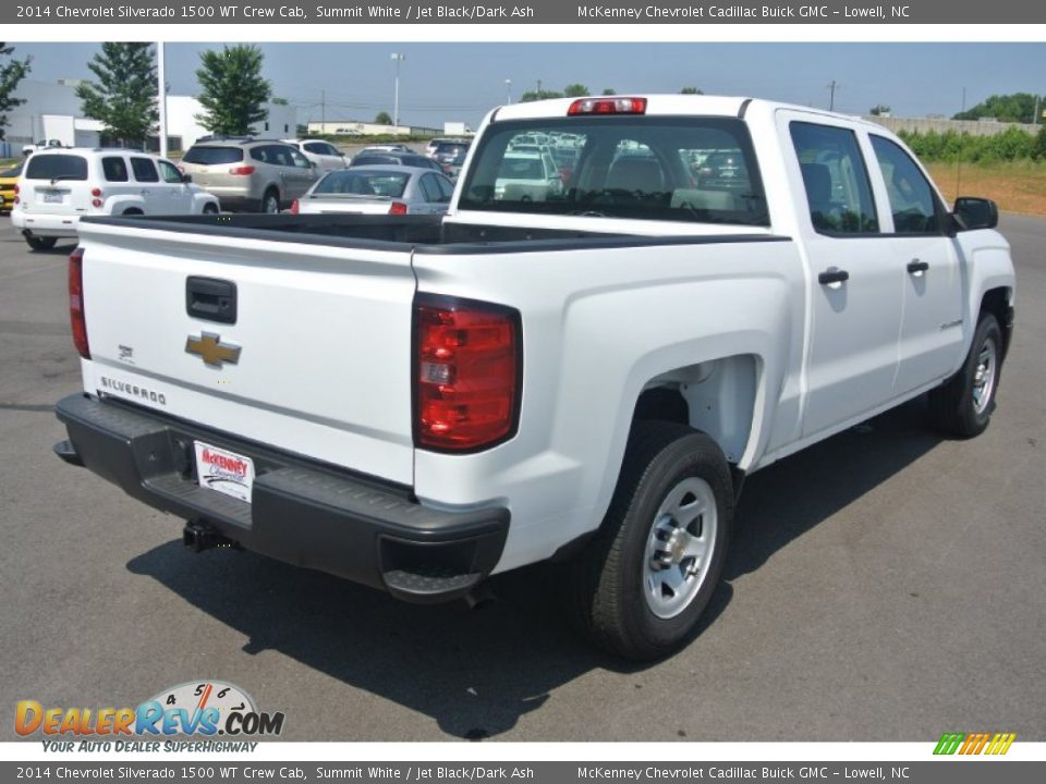 2014 Chevrolet Silverado 1500 WT Crew Cab Summit White / Jet Black/Dark Ash Photo #5