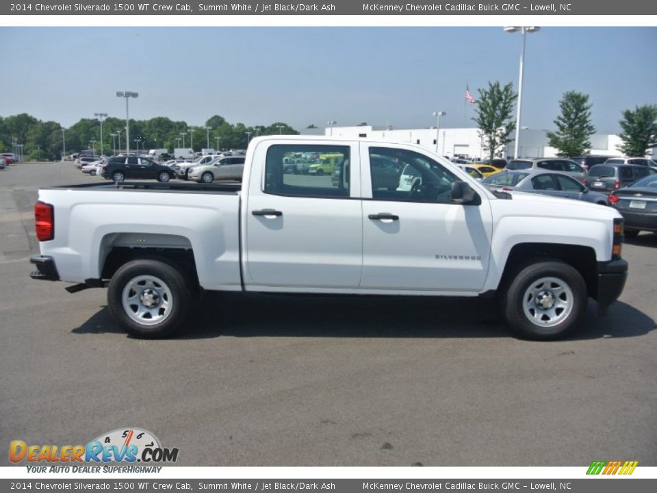 2014 Chevrolet Silverado 1500 WT Crew Cab Summit White / Jet Black/Dark Ash Photo #6