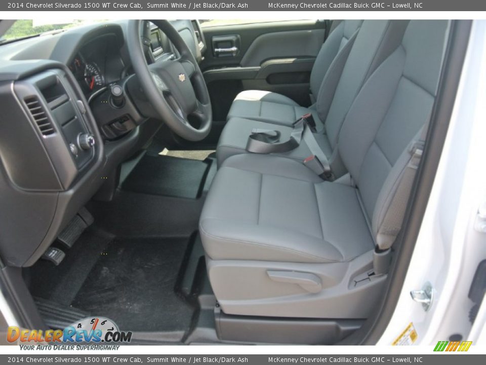 2014 Chevrolet Silverado 1500 WT Crew Cab Summit White / Jet Black/Dark Ash Photo #8