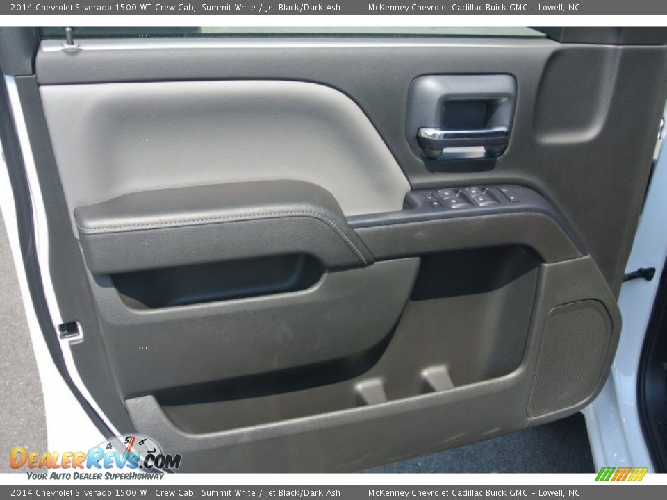 2014 Chevrolet Silverado 1500 WT Crew Cab Summit White / Jet Black/Dark Ash Photo #9