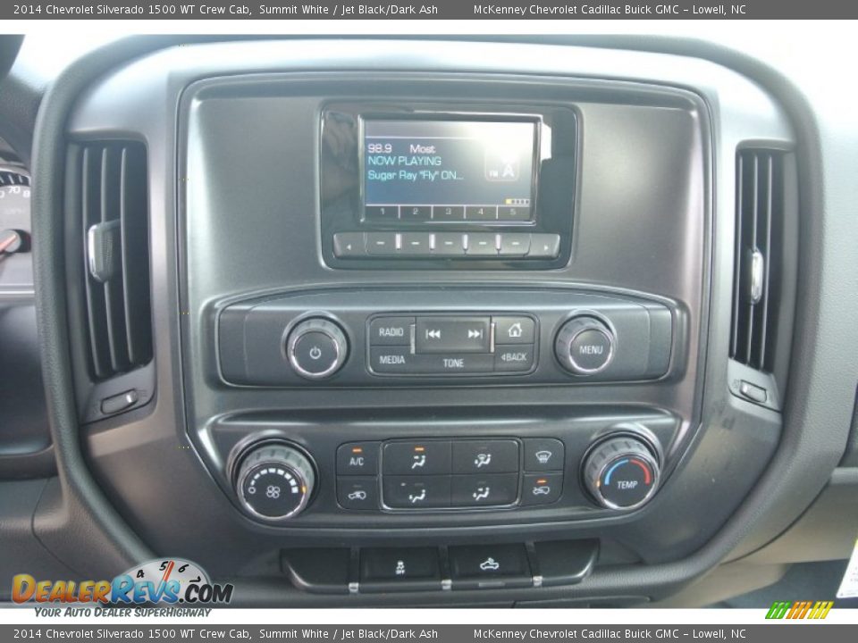2014 Chevrolet Silverado 1500 WT Crew Cab Summit White / Jet Black/Dark Ash Photo #10