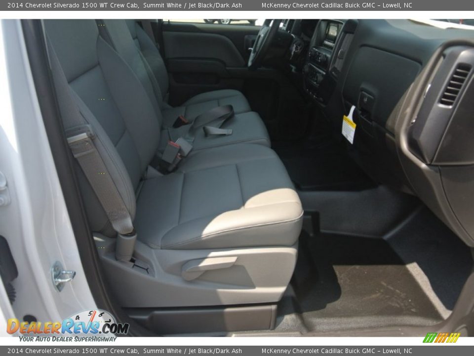 2014 Chevrolet Silverado 1500 WT Crew Cab Summit White / Jet Black/Dark Ash Photo #15