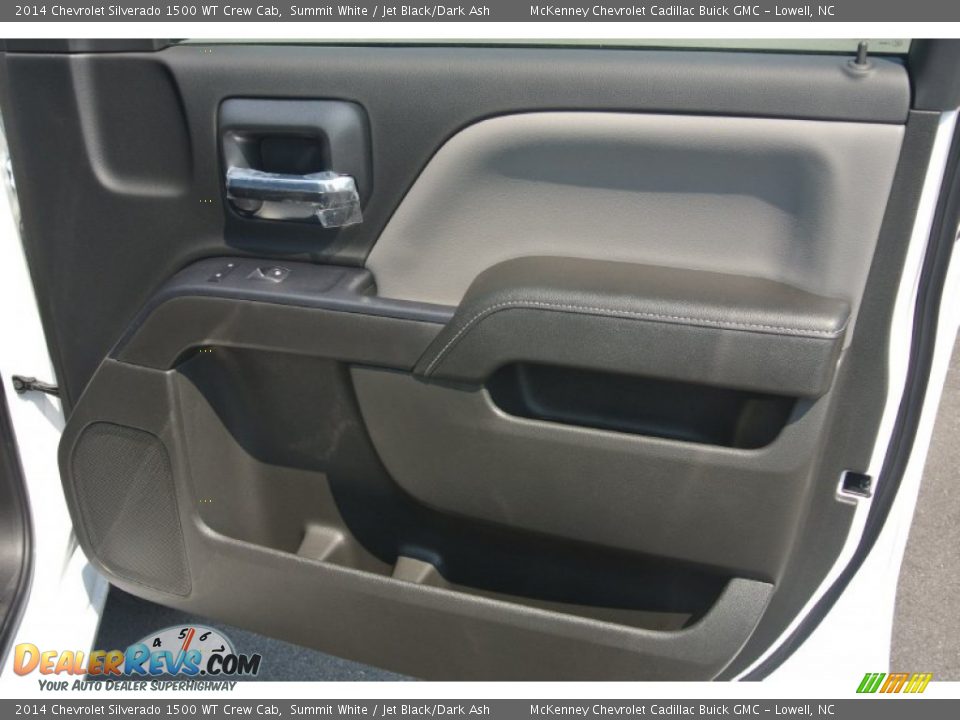 2014 Chevrolet Silverado 1500 WT Crew Cab Summit White / Jet Black/Dark Ash Photo #16