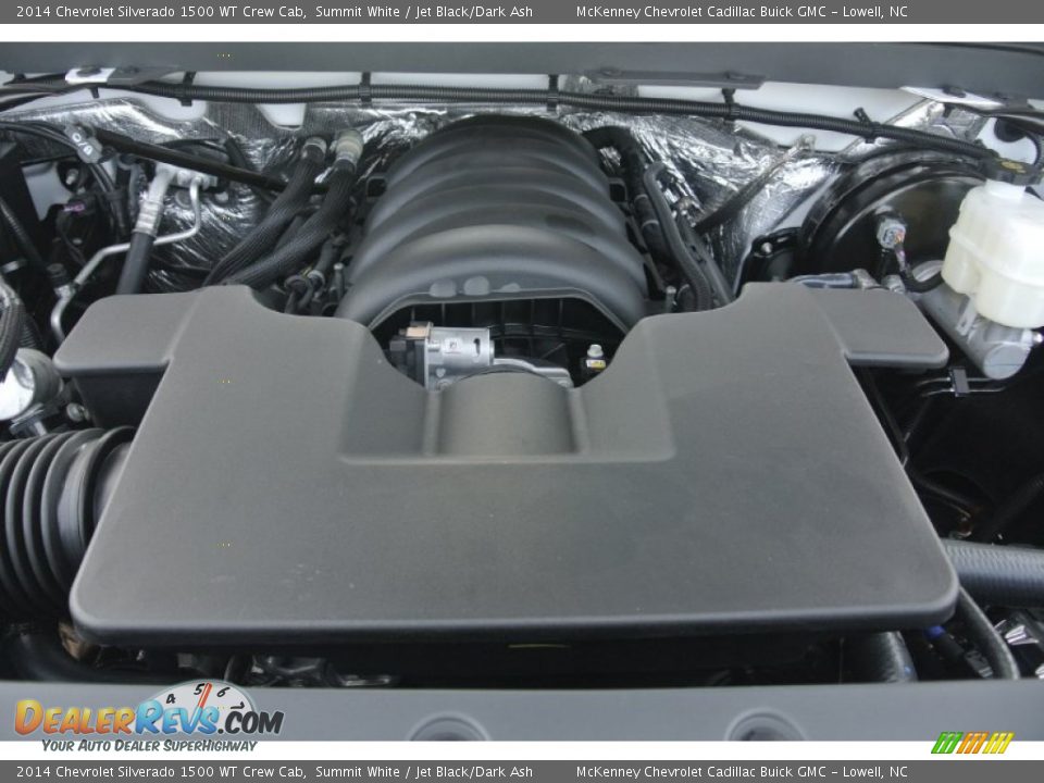 2014 Chevrolet Silverado 1500 WT Crew Cab Summit White / Jet Black/Dark Ash Photo #18
