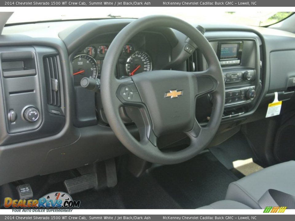 2014 Chevrolet Silverado 1500 WT Crew Cab Summit White / Jet Black/Dark Ash Photo #19
