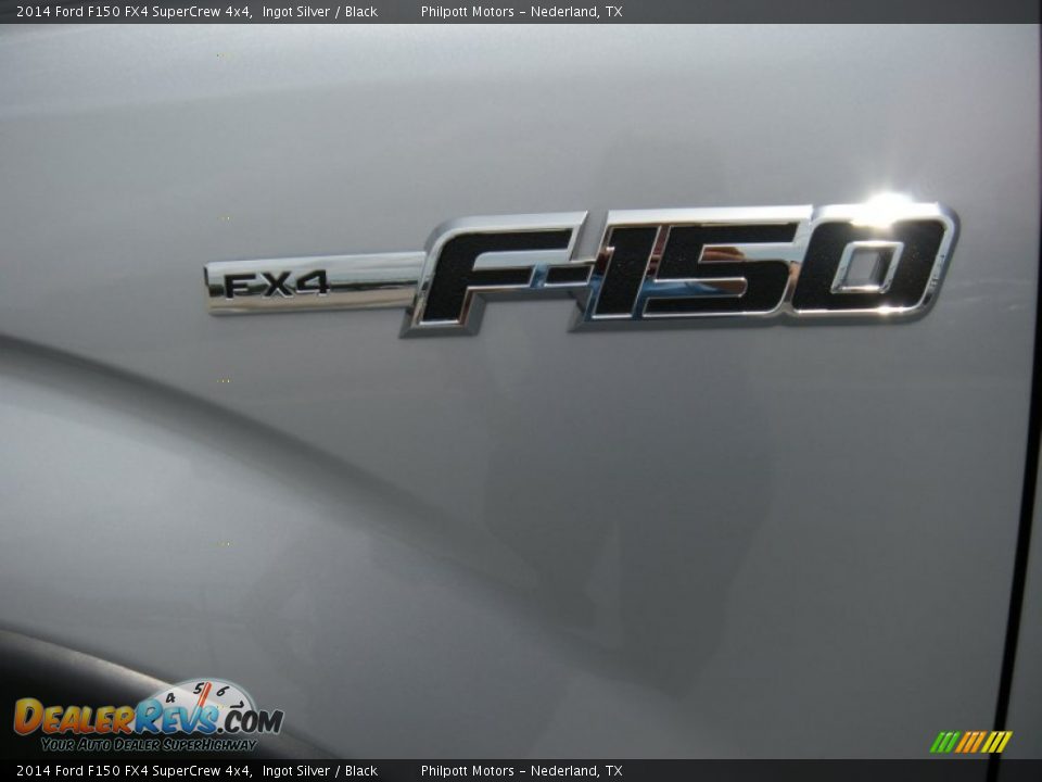 2014 Ford F150 FX4 SuperCrew 4x4 Ingot Silver / Black Photo #14