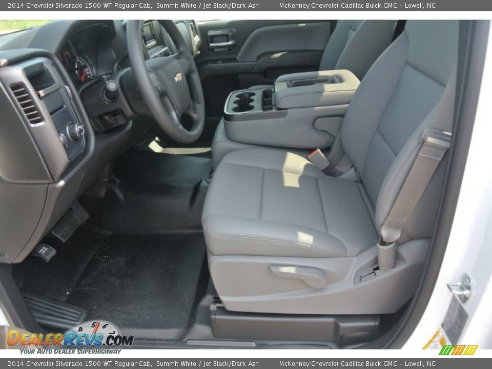 2014 Chevrolet Silverado 1500 WT Regular Cab Summit White / Jet Black/Dark Ash Photo #8