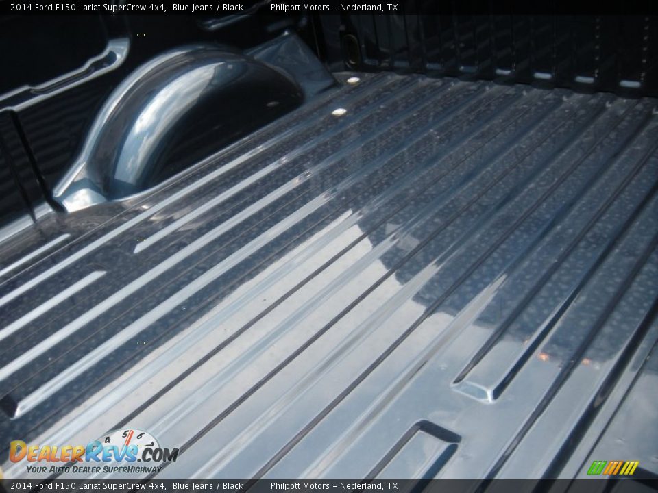 2014 Ford F150 Lariat SuperCrew 4x4 Blue Jeans / Black Photo #21