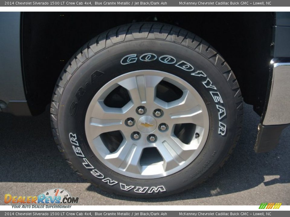 2014 Chevrolet Silverado 1500 LT Crew Cab 4x4 Blue Granite Metallic / Jet Black/Dark Ash Photo #19