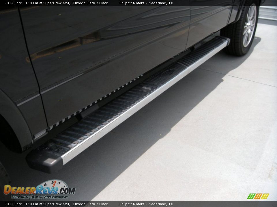 2014 Ford F150 Lariat SuperCrew 4x4 Tuxedo Black / Black Photo #12