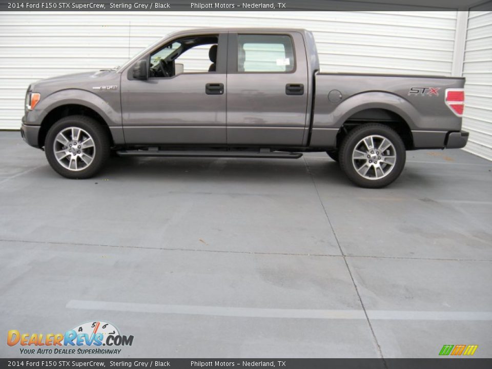 2014 Ford F150 STX SuperCrew Sterling Grey / Black Photo #6