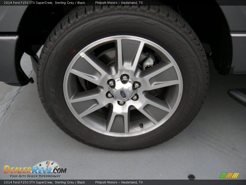 2014 Ford F150 STX SuperCrew Sterling Grey / Black Photo #11