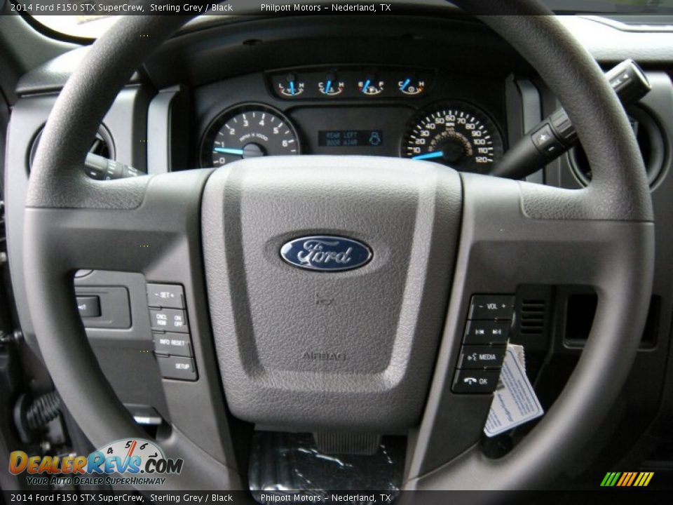2014 Ford F150 STX SuperCrew Sterling Grey / Black Photo #31