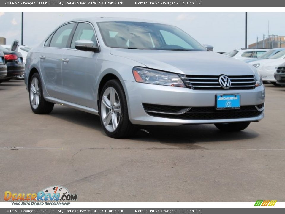 2014 Volkswagen Passat 1.8T SE Reflex Silver Metallic / Titan Black Photo #1