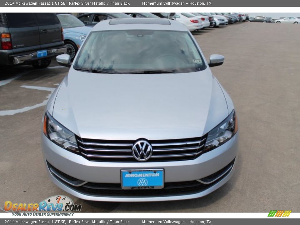 2014 Volkswagen Passat 1.8T SE Reflex Silver Metallic / Titan Black Photo #2