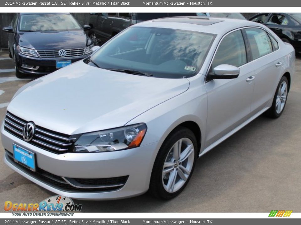 2014 Volkswagen Passat 1.8T SE Reflex Silver Metallic / Titan Black Photo #3