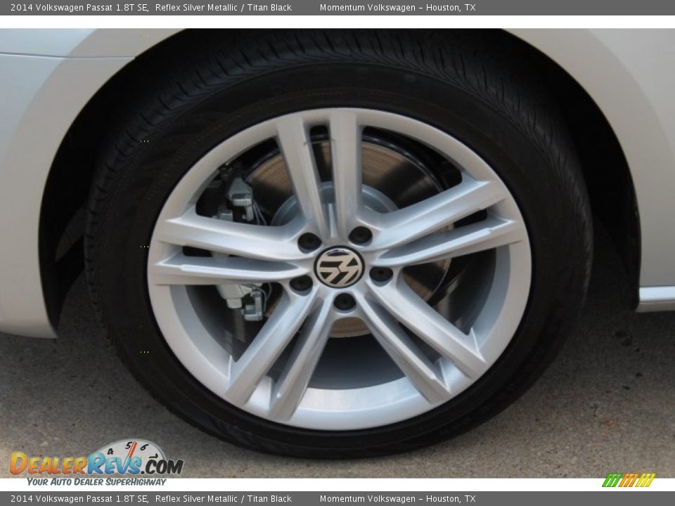2014 Volkswagen Passat 1.8T SE Reflex Silver Metallic / Titan Black Photo #4