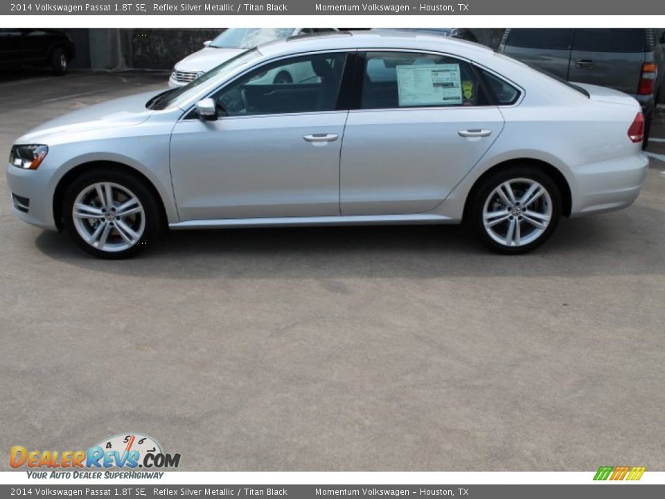 2014 Volkswagen Passat 1.8T SE Reflex Silver Metallic / Titan Black Photo #5