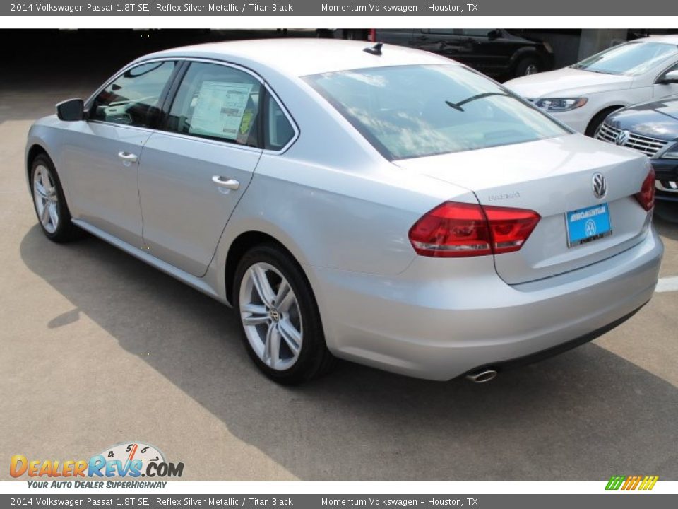2014 Volkswagen Passat 1.8T SE Reflex Silver Metallic / Titan Black Photo #6