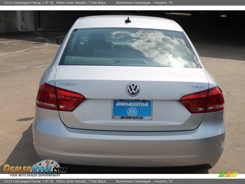 2014 Volkswagen Passat 1.8T SE Reflex Silver Metallic / Titan Black Photo #7